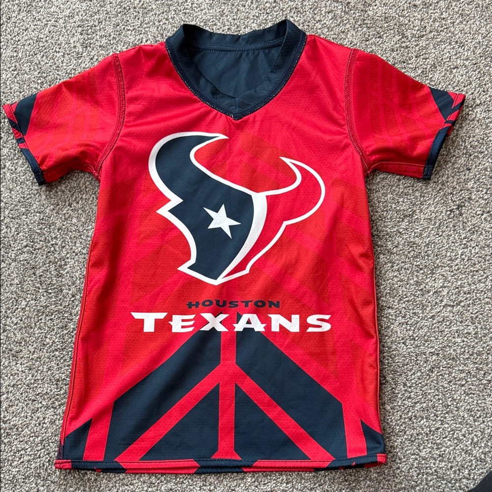 Houston Texans Youth NFL Reversible Flag Football Jersey Sz Sm